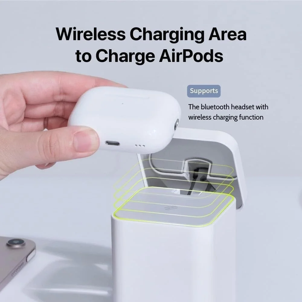 ADAM Magnetic Wireless Charger Mag 4 GaN 30W 4in1 Power Charging IPhone‎ AirPods